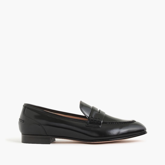 J. Crew Shoes - New JCREW Academy Penny Loafers Black Patent